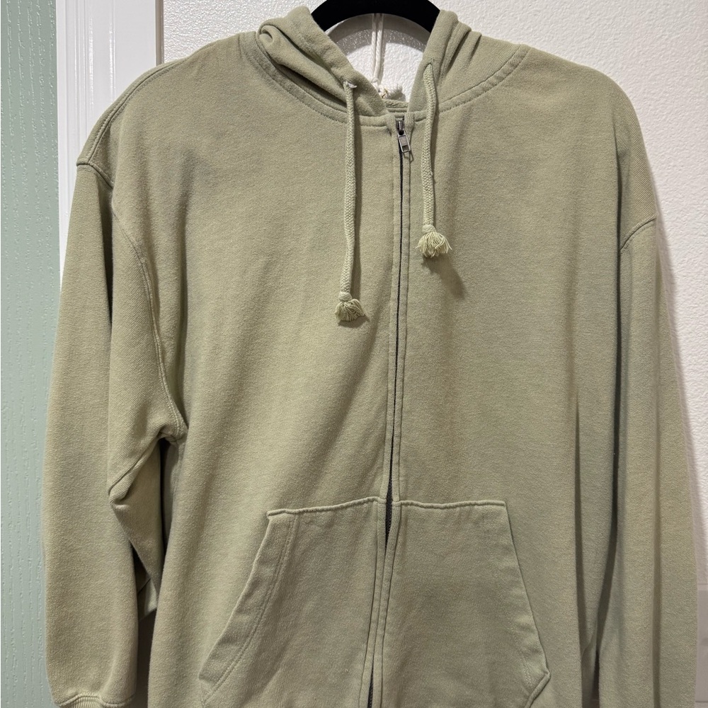 Women’s Olive Green Hoodie Sweater